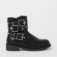 Debenhams Bluezoo Girls Black Studded Boots