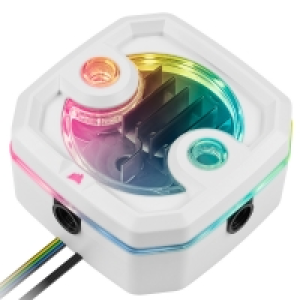 Overclockers Corsair Corsair Hydro X Series XD3 RGB White Reservoir / Pump Combo 