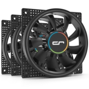 Overclockers Cryorig Cryorig Crona S ARGB 120mm PWM Triple Fan Pack with Controll