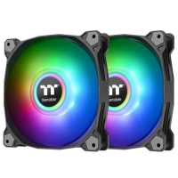 Overclockers Thermaltake ThermalTake Pure Duo 12 ARGB Sync Twin Fan Pack - 120mm