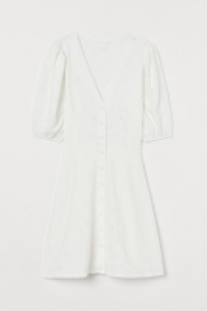 Puff-sleeved cotton dress £13.00