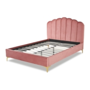 Pink Double Scallop Bed