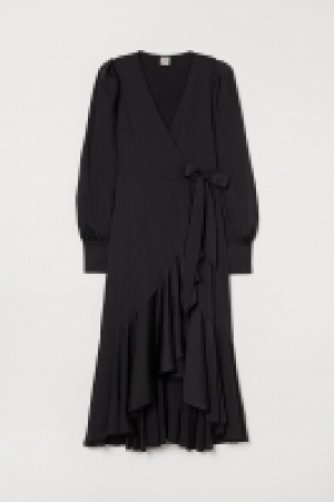 Satin wrap dress £25.00