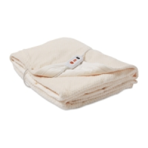 Easy Home Cream Heated Throw