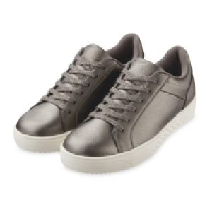 Aldi  Avenue Ladies Pewter Comfort Shoes