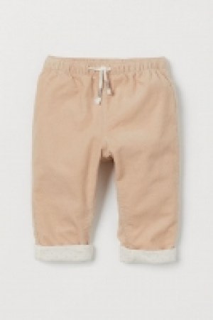 Lined corduroy trousers £6.00