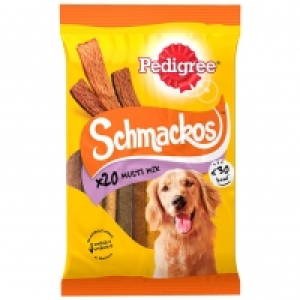 Pedigree Schmackos Multi Mix 20pk &pound;1.00