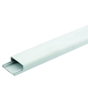 Wickes Mini Trunking - White 38 x 16mm x 2m £3.00