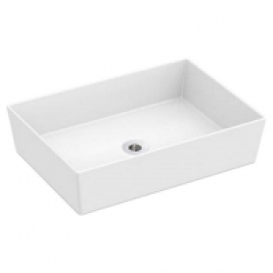 Wickes Platinum Rectangle Countertop Bathroom Basin - 510mm £110.00