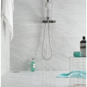 Wickes Boutique Kallo Stone Light Grey Glazed Porcelain Wall £34.56