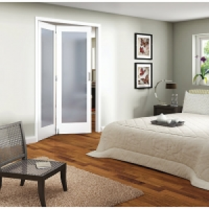 Wickes Ashton Internal Folding Door White Glazed 1 Lite 2 Do £600.00