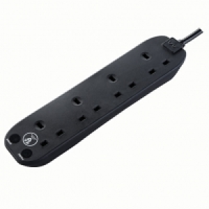 Masterplug 4 Socket Extension Lead With Surge Protection - B £9.00