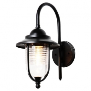 Zinc Eris Fishermans Lantern E27 Black