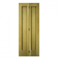 Wickes  Wickes Oxford Oak 2 Panel Internal Bi-Fold Door - 1981mm x 7