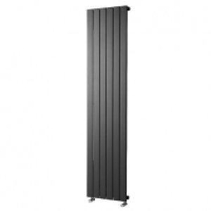 Wickes  Wickes Haven Flat Panel Vertical Designer Radiator - Anthrac