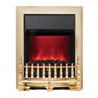 Wickes  Camberley Electric Inset Fires Brass