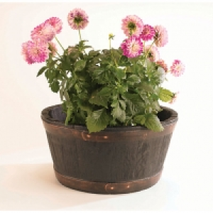 Sankey Oakwood Effect Plant Pot - 490mm £13.00