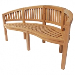 Wickes  Charles Bentley 3 Seater Teak Wooden San Diego Bench