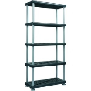 Wickes 5 Tier Heavy Duty Plastic Shelving Unit £39.99