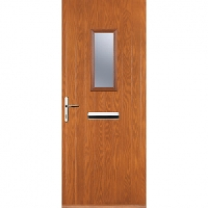 Euramax 1 Square Oak Right Hand Composite Door 920mm x 2100m &pound;670.00