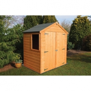 Shire 6 x 4ft Double Door Timber Shiplap Apex Shed &pound;350.00