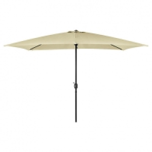 Wickes  Charles Bentley Rectangle Parasol 3M Beige