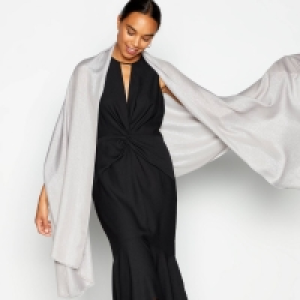 Debut Silver Shimmer Pashmina