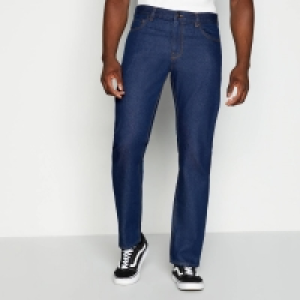 Red Herring Dark Blue Cotton Dark Wash Straight Fit Jeans