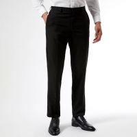 Debenhams Burton Black Tailored Fit Suit Trousers with Stretch