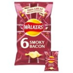 Walkers Smoky Bacon Multipack Crisps  £1.70
