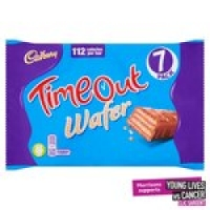 Cadbury Timeout Wafer Biscuits 7 Pack £1.00