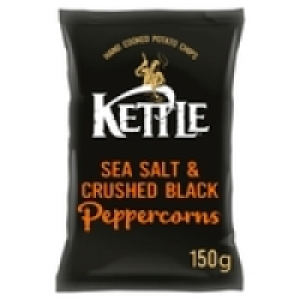 Kettle Chips Sea Salt & Crushed Black Pepper Crisps £1.00