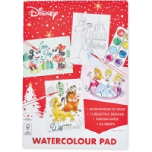 Aldi  Disney Watercolour Pad A4
