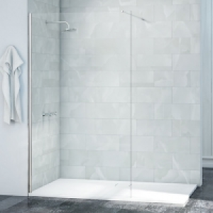 Nexa By Merlyn 8mm Chrome Frameless Wet Room Shower Screen O £240.00
