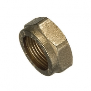 Wickes Brass Compression Nut - 28mm