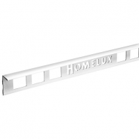 Wickes  Homelux 8mm PVC Straight White Tile Trim 2.5m