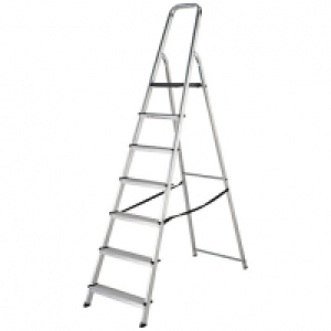Werner High Handrail 7 Tread Aluminium Stepladder £80.00