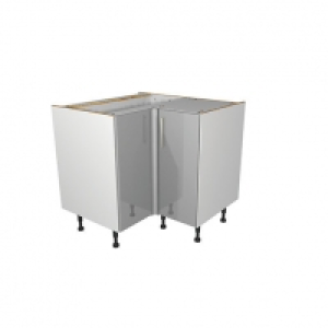 Wickes Orlando Grey Gloss Slab Corner Base Unit - 925mm £161.00