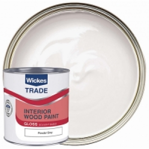 Wickes Trade Liquid Gloss Powder Grey 1L £15.00