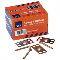 Wickes  STS 30mm Screws and Stainless Steel Washers Pack of 50