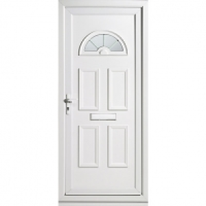 Wickes  Wickes Carolina Pre-hung Upvc Front Door Set 2085 x 920mm Ri