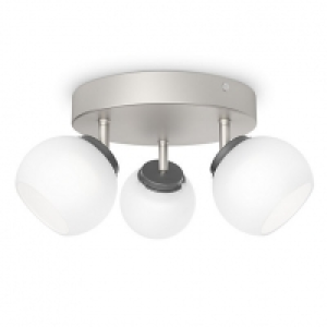 Philips Balla Matt Chrome Frosted Glass LED Bar Triple Spotl £50.00