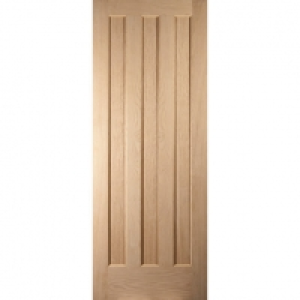 Wickes  Jeld-Wen Aston Oak 3 Panel Internal Door - 2040mm x 726mm