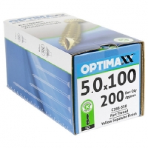 Optimaxx Pz Countersunk Zinc & Yellow Passivated Double Rein £16.73