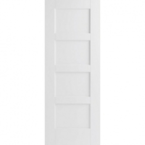 Wickes  Wickes Marlow White Softwood 4 Panel Shaker Internal Door - 