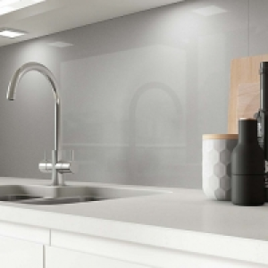 AluSplash Splashback Space Silver 900 x 800mm - Gloss £159.00