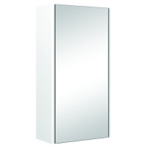 Wickes Semi-Frameless White Single Mirror Bathroom Cabinet - £40.00