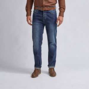 Mid Blue Straight Organic Jeans £14.40