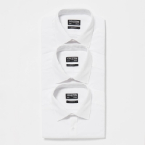 The Collection 3 Pack White Easy Iron Classic Fit Shirts