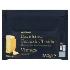 Waitrose Davidstow Cornish Cheddar Vintage Strength 7 £3.00